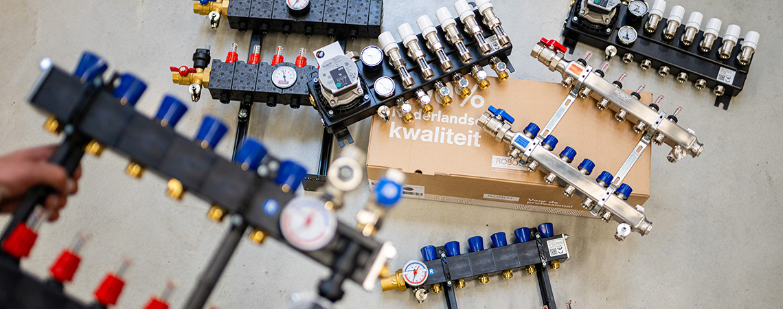 Robot vloerverwarming productvisual